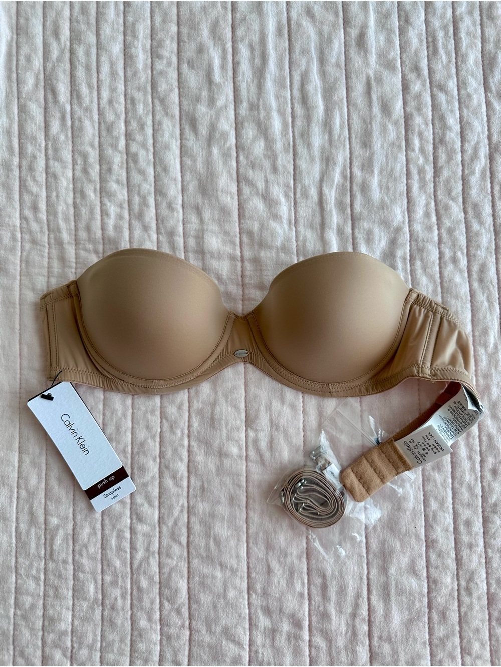 Calvin Klein Push Up Strapless Bra